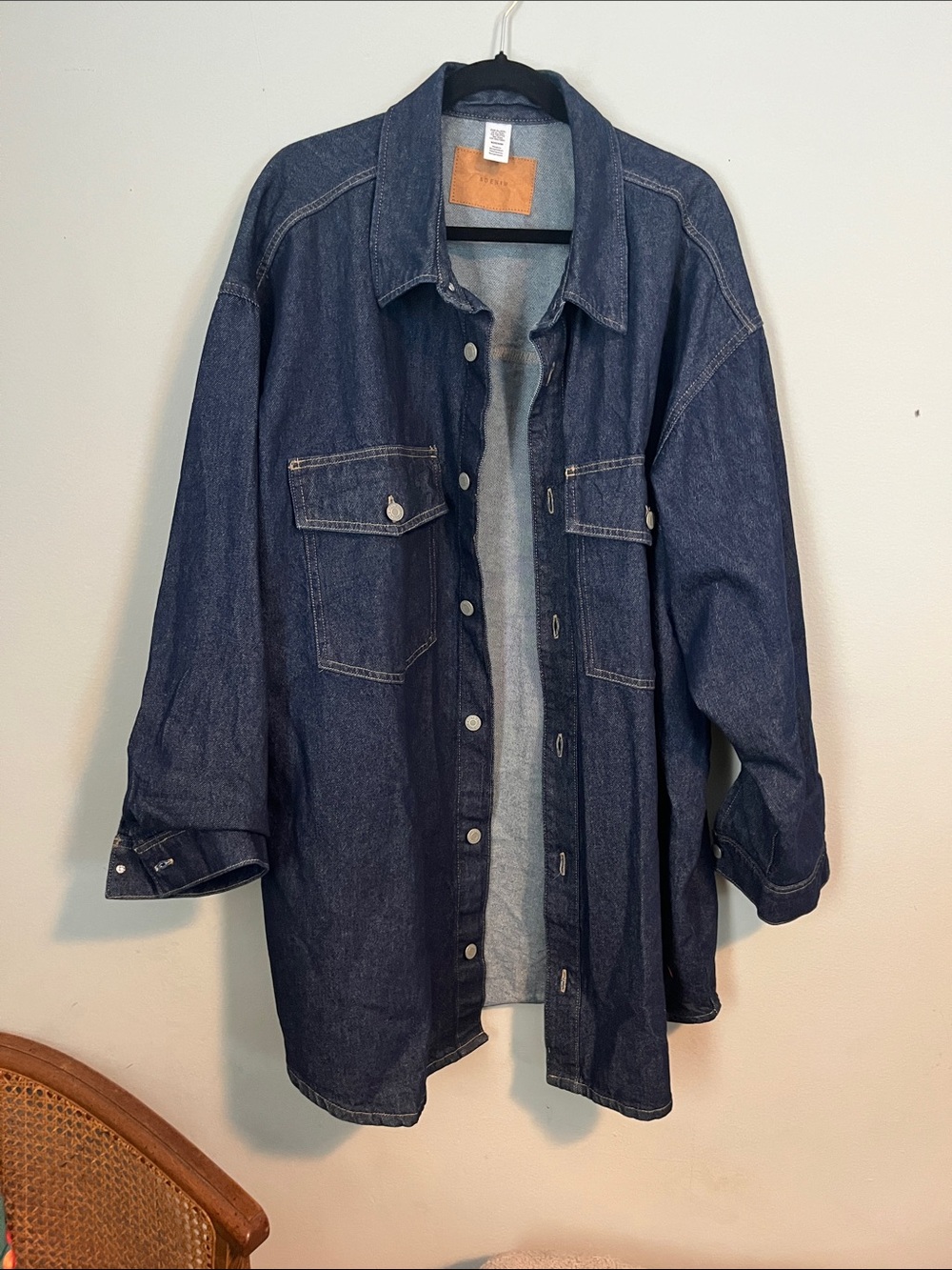 Dark Indigo Denim Shirt Jacket